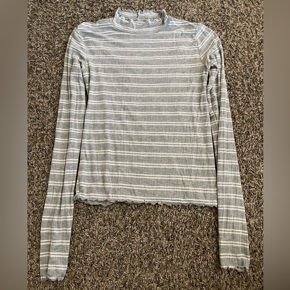 Striped Turtleneck